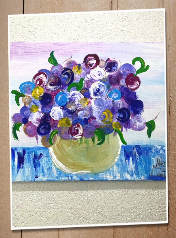 TABLOU VAZA CU FLORI DE VANZARE